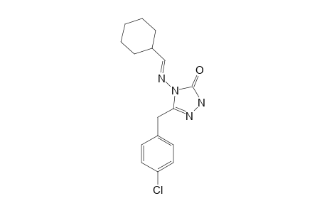 3-(PARA-CHLOROBENZYL)-4-CYCLOHEXYLMETHYLENAMINO-5-OXO-4,5-DIHYDRO-[1,2,4]-TRIAZOLE