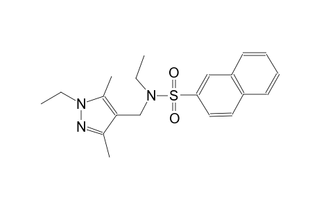2-naphthalenesulfonamide, N-ethyl-N-[(1-ethyl-3,5-dimethyl-1H-pyrazol-4-yl)methyl]-
