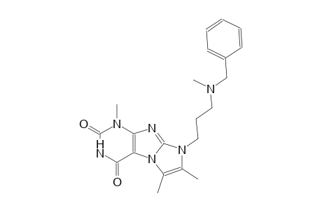 1H-imidazo[2,1-f]purine-2,4(3H,8H)-dione, 1,6,7-trimethyl-8-[3-[methyl(phenylmethyl)amino]propyl]-