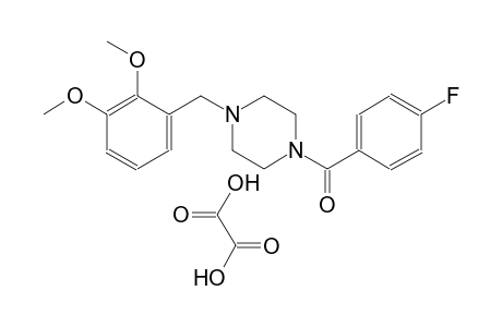 (4-(2,3-dimethoxybenzyl)piperazin-1-yl)(4-fluorophenyl)methanone oxalate