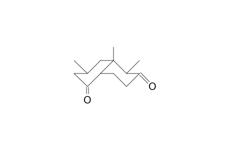 4,6,7-Trimethyl-bicyclo(4.4.0)decane-2,8-dione isomer B
