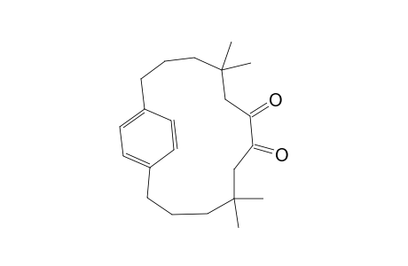 4,4,9,9-TETRAMETHYL-[12]-PARACYCLOPHANE-6,7-DIONE