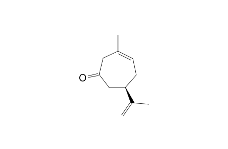 (6R)-3-methyl-6-prop-1-en-2-ylcyclohept-3-en-1-one