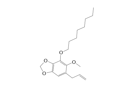 1-Allyl-2-methoxy-3-octyloxy-4,5-methylenedioxybenzene