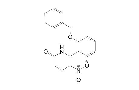 2-piperidinone, 5-nitro-6-[2-(phenylmethoxy)phenyl]-