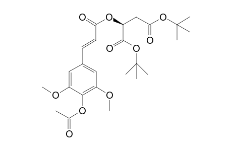 (S)-2-[(E)-3-(4-Acetoxy-3,5-dimethoxy-phenyl)-acryloyloxy]-succinic acid di-tert-butyl ester