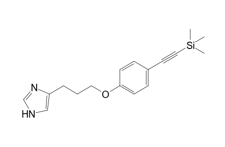 2-[4-[3-(1H-imidazol-5-yl)propoxy]phenyl]ethynyl-trimethyl-silane