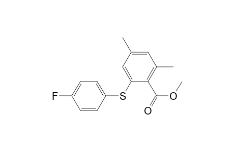 4,6-Dimethyl-2-(4-fluorophenylsulfanyl)benzoic acid methyl ester