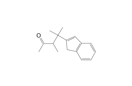 4-(2-Indenyl)-3,4-dimethyl-2-pentanone