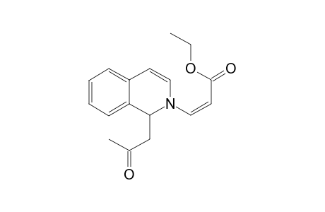 Ethyl (2Z)-3-[1'-(2"-oxopropyl)isoquinolin-2(1H)-yl]prop-2-enoate