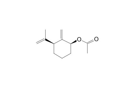 Cyclohexanol, 2-methylene-3-(1-methylethenyl)-, acetate, cis-