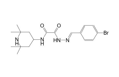 acetic acid, oxo[(2,2,6,6-tetramethyl-4-piperidinyl)amino]-, 2-[(E)-(4-bromophenyl)methylidene]hydrazide