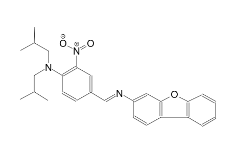 dibenzo[b,d]furan-3-amine, N-[(E)-[4-[bis(2-methylpropyl)amino]-3-nitrophenyl]methylidene]-