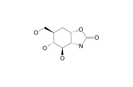 (3aR,4R,5R,6R,7aS)-4,5-dihydroxy-6-methylol-3a,4,5,6,7,7a-hexahydro-3H-1,3-benzoxazol-2-one