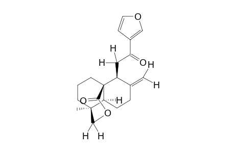 15,16-epoxy-19-hydroxy-12-oxolabda-8(20), 13(16), 14-trien-17-oic acid, delta-lactone