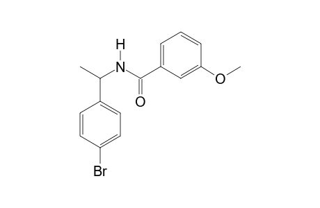N-[1-(4-Bromophenyl)ethyl]-3-methoxybenzamide