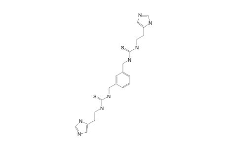3-[2-(3H-imidazol-4-yl)ethyl]-1-[3-[[2-(3H-imidazol-4-yl)ethylthiocarbamoylamino]methyl]benzyl]thiourea