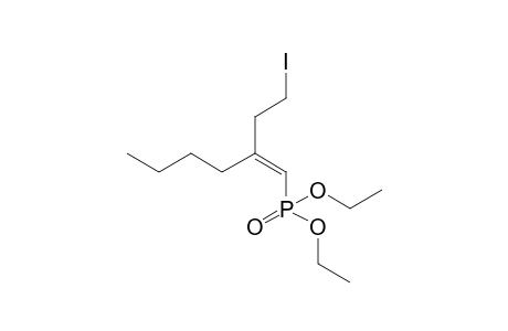 (3E)-3-(diethoxyphosphorylmethylene)-1-iodo-heptane