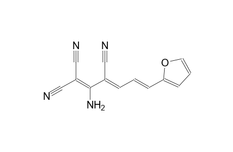 (3Z,5E)-2-amino-6-(2-furyl)-1,3,5-hexatriene-1,1,3-tricarbonitrile