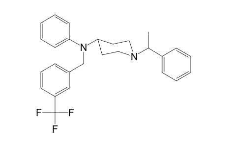 N-Phenyl-N-[3-(trifluoromethyl)benzyl]-1-(1-phenylethyl)piperidin-4-amine
