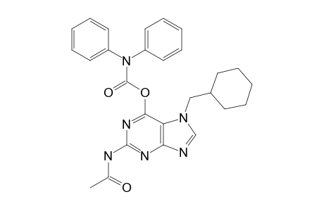 2-ACETAMIDO-7-(CYCLOHEXYLMETHYL)-7H-PURIN-6-YL-DIPHENYLCARBAMATE