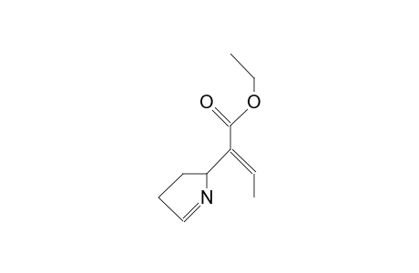 Ethyl 2-(5-<3H-4,5-dihydro-pyrrolyl)-crotonate