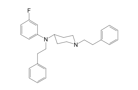 N-3-Fluorophenyl-1-(2-phenylethyl)-N-2-phenylethylpiperidin-4-amine