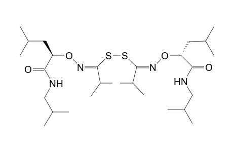 1,1'-bis[(([N(2)-(Isobutylamino)carbonyl]isobutyloxy)imino)-N(1)-isobutyl]- Disulfide