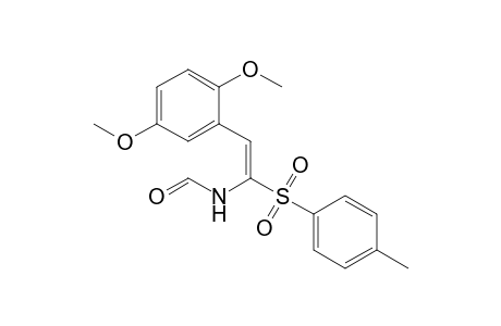 (E)-N-[2-(2,5-Dimethoxyphenyl)-1-(4-methylphenylsulfonyl)ethenyl]formamide