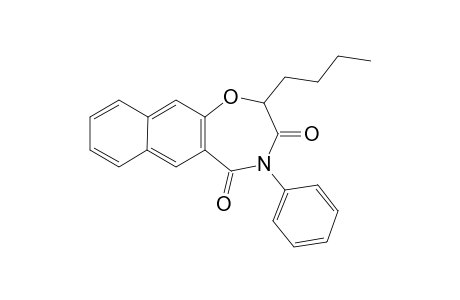 2-Butyl-N-phenyl-naphtho-1,4-oxazepine-3,5-dione