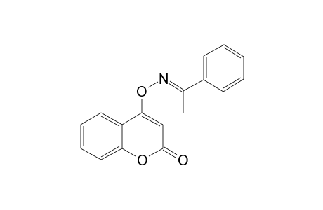 4-(([(E)-1-Phenylethylidene]amino)oxy)-2H-chromen-2-one