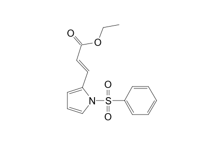 2-Propenoic acid, 3-[1-(phenylsulfonyl)-1H-pyrrol-2-yl]-, ethyl ester, (E)-