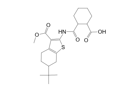 2-({[6-tert-butyl-3-(methoxycarbonyl)-4,5,6,7-tetrahydro-1-benzothien-2-yl]amino}carbonyl)cyclohexanecarboxylic acid