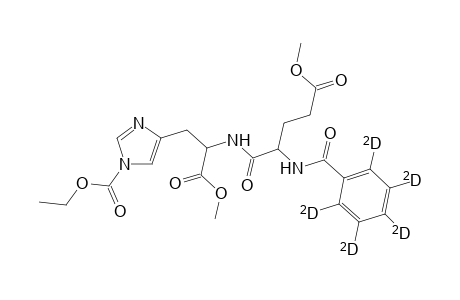 D5-benzoyl-glu-ome-N-ethoxycarbonyl-his