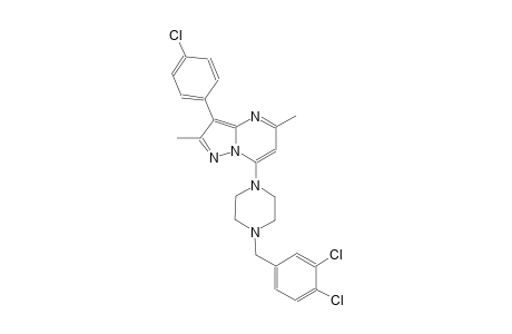 3-(4-chlorophenyl)-7-[4-(3,4-dichlorobenzyl)-1-piperazinyl]-2,5-dimethylpyrazolo[1,5-a]pyrimidine