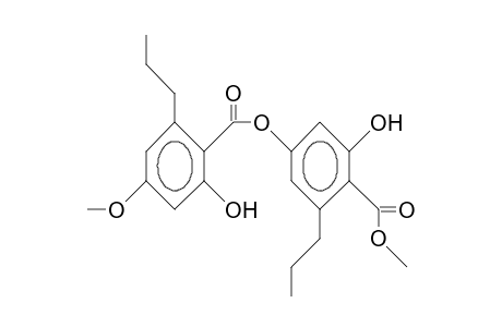 Divaricatic acid, methyl ester