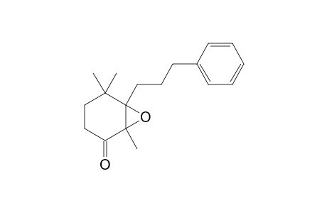1,5,5-Trimethyl-6-(3-phenylpropyl)-7-oxabicyclo[4.1.0]heptan-2-one