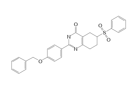 2-[(PARA-BENZYLOXY)-PHENYL]-6-(PHENYLSULFONYL)-5,6,7,8-TETRAHYDRO-3H-QUINAZOLIN-4-ONE