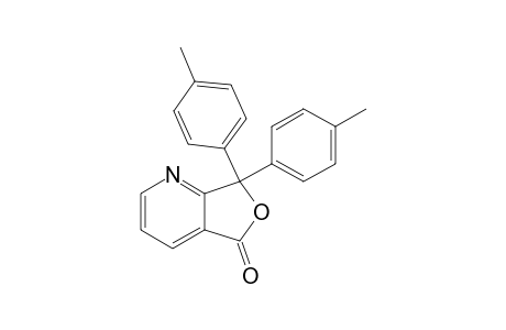 Furo[3,4-b]pyridin-5(7H)-one, 7,7-bis(4-methylphenyl)-