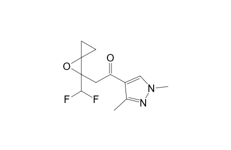 2-(Difluoromethyl)-2-[2-(1,3-dimethyl-1H-pyrazol-4-yl)-2-oxoethyl]-1-oxaspiro[2.2]pentane