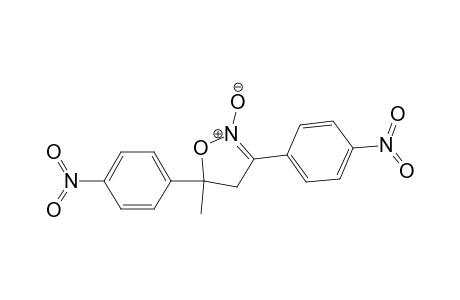 Isoxazole, 4,5-dihydro-5-methyl-3,5-bis(4-nitrophenyl)-, 2-oxide