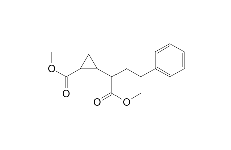 Methyl 2-(2-carbomethoxycyclopropyl)-4-phenyl-butanoate