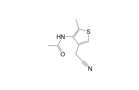 4-Acetylamino-5-methylthiophen-3-acetonitrile