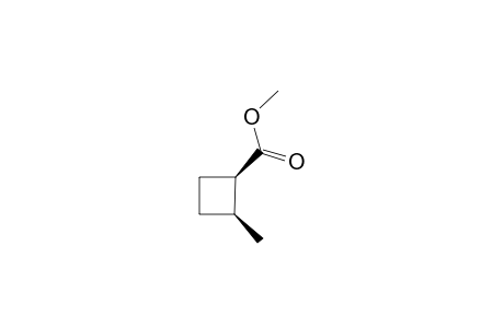 (1R,2S)-2-methyl-1-cyclobutanecarboxylic acid methyl ester