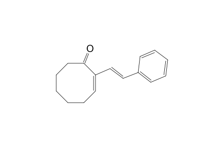 2-[(E)-Styryl]cyclooct-2-enone