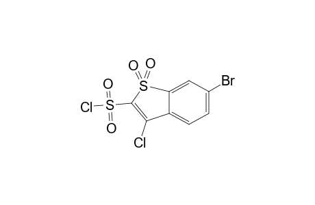 Benzo[b]thiophene-2-sulfonyl chloride, 6-bromo-3-chloro-, 1,1-dioxide