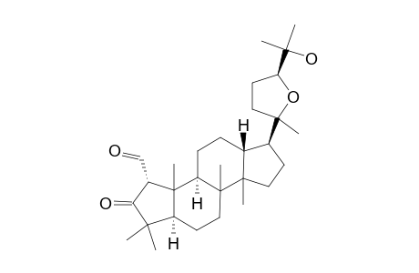 ISOSILVAGLIN-B;20R,24S-EPOXY-25-HYDROXY-2-OXO-1-(2->3)-ABEO-1-BETA(H)-DAMMARAN-3-ONE