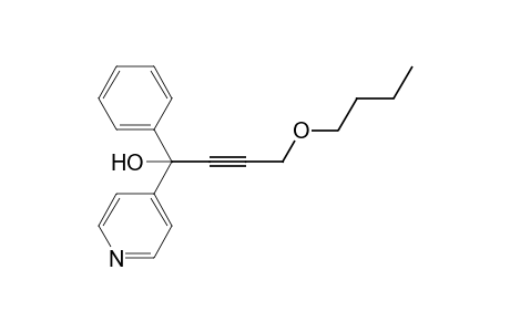 alpha-(3-butoxy-1-propynyl)-alpha-phneyl-4-pyridinemethanol