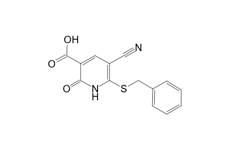 6-Benzylsulfanyl-5-cyano-2-oxo-1,2-dihydro-pyridine-3-carboxylic acid