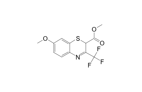 3-Trifluoromethyl-7-methoxy-2-methoxycarbonylbenzo[e]thiazine